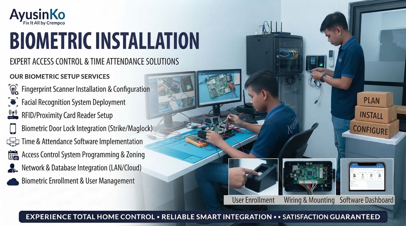 Biometric installation