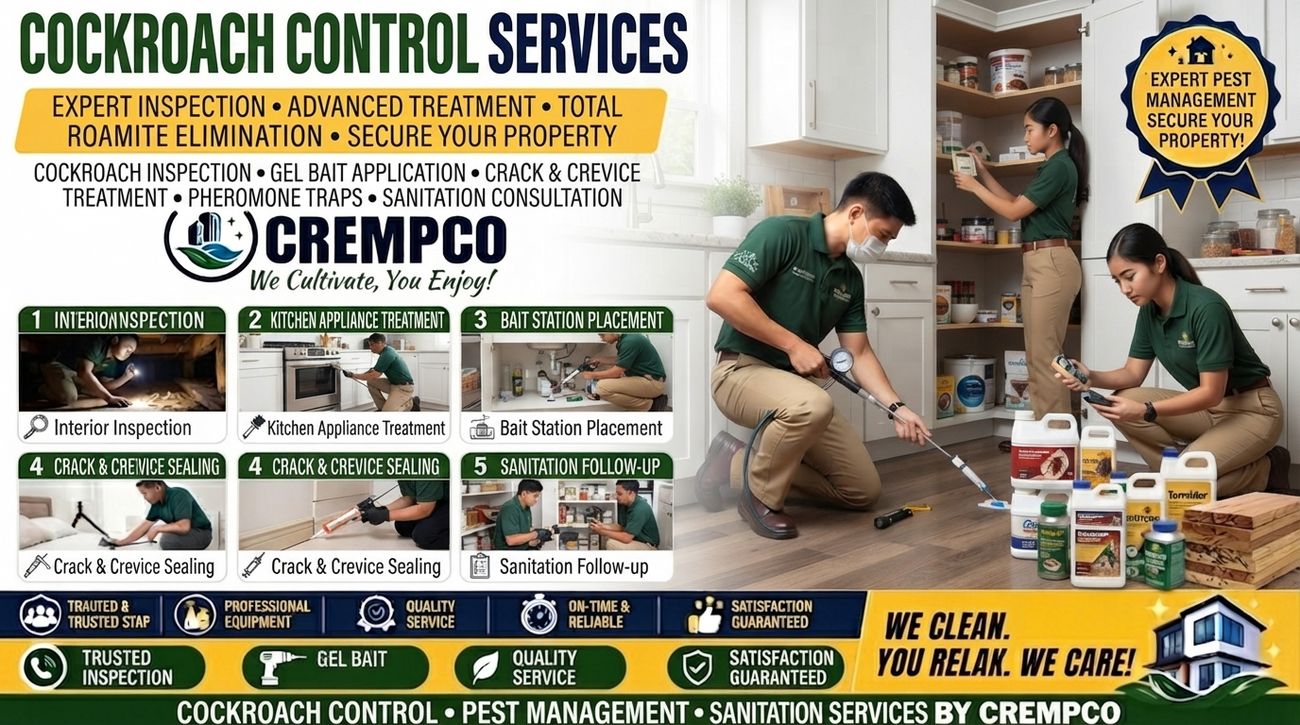 Cockroach control