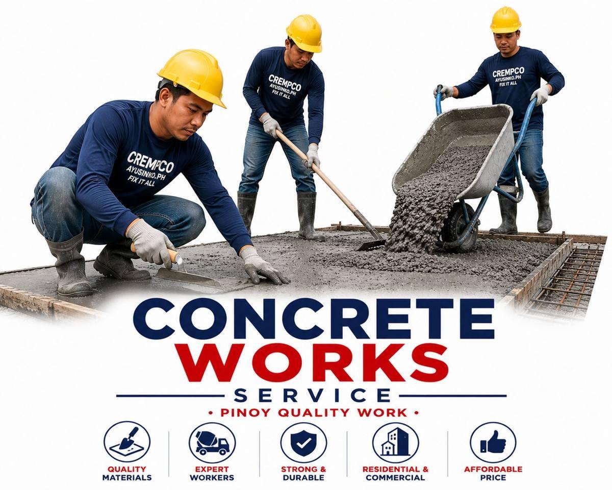 Concrete works