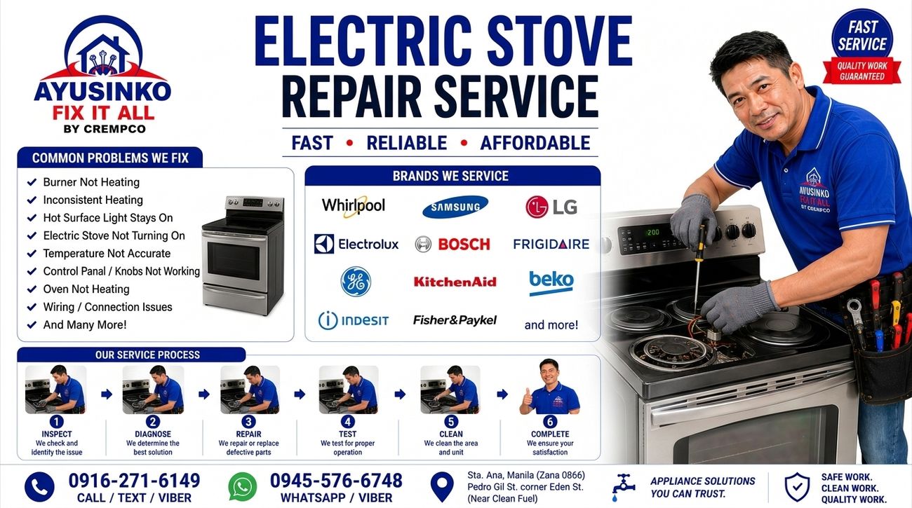 Electric stove repair