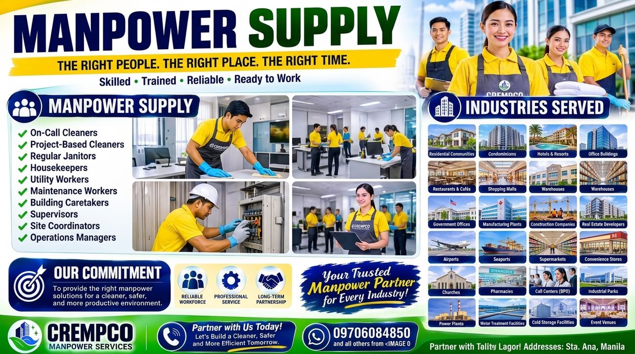 Manpower supply services