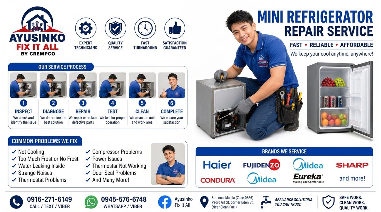 Mini refrigerator repair
