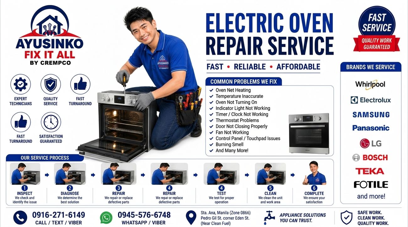 Oven repair