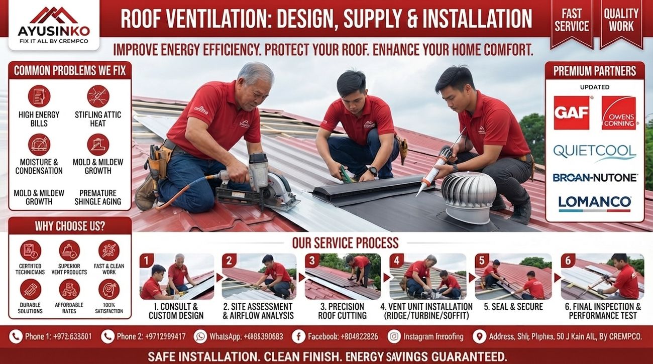 Roof ventilation