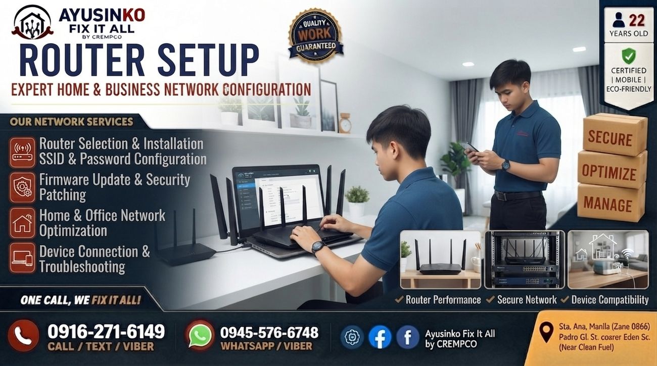 Router setup