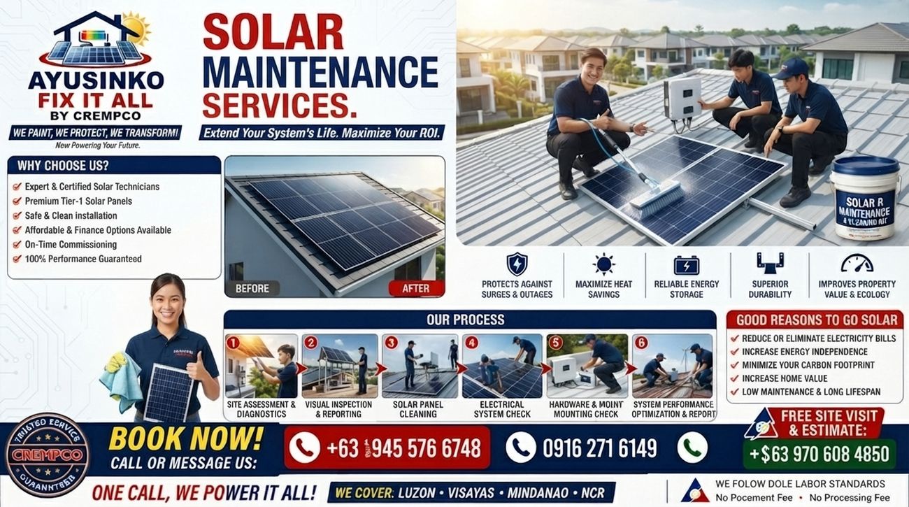 Solar maintenance