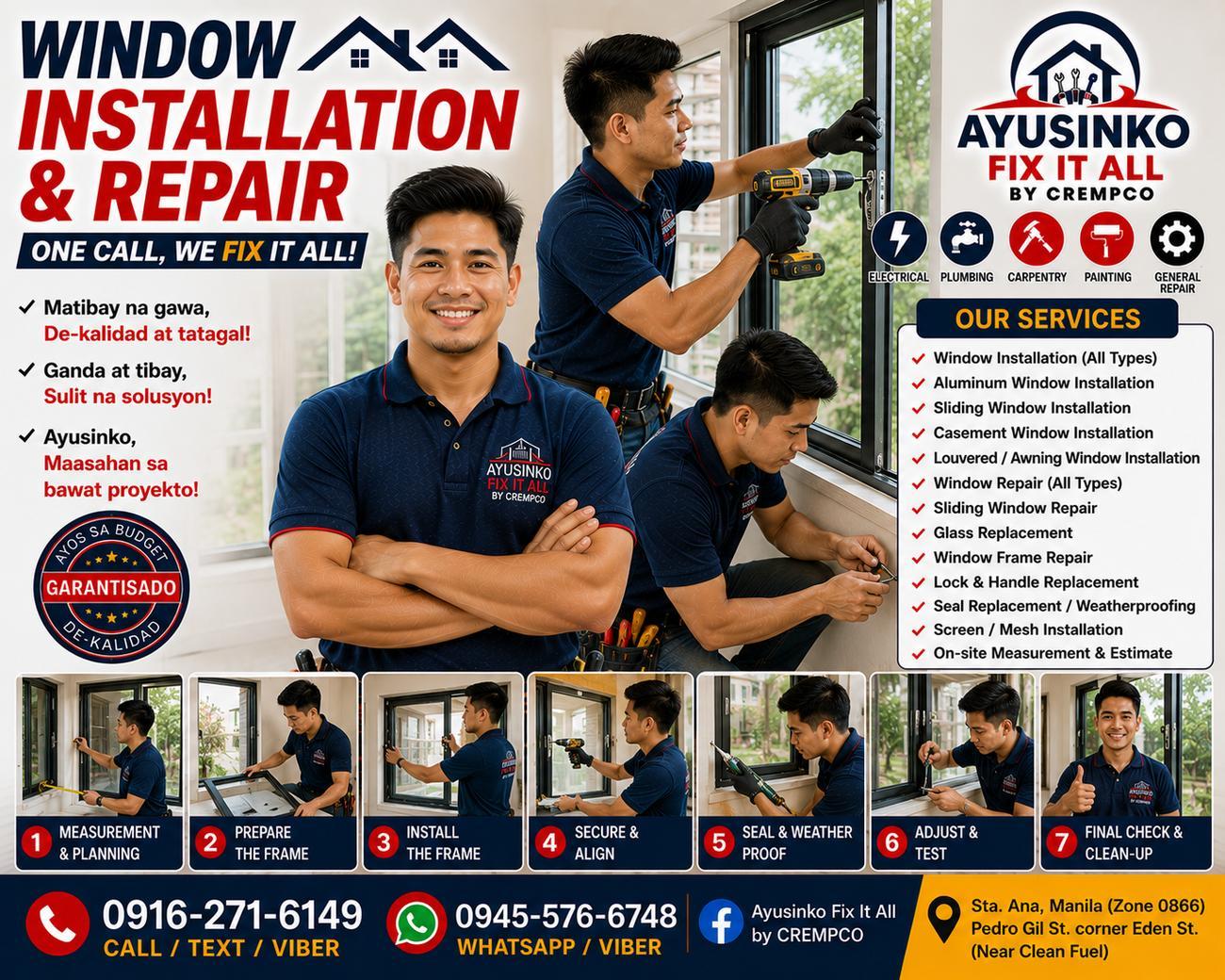 Window installation