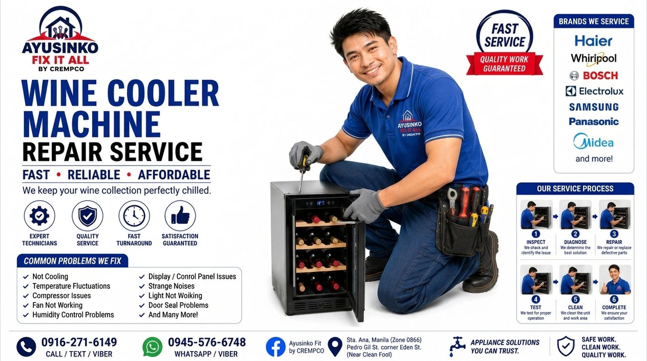 Wine cooler repair